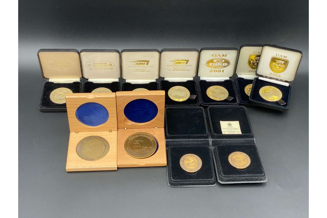 NINE RAC, MSA EURO CLASSICS FINISHERS MEDALLIONS - Image 1 of 5