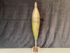 SOVIET ERA INERT 120MM TRAINING MORTAR ROUND,