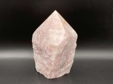 MODERN ROSE QUARTZ CRYSTAL POINT