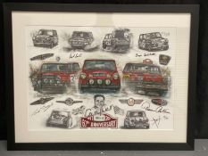 BEX, ARTBYBEX LIMITED EDITION PRINT, “JOHN COOPER MINIS”, 13/60