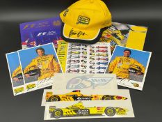 VINTAGE “JORDAN GRAND PRIX RACING” MIXED LOT