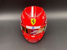 SPORTS MINI LINE FOR FERRARI, CHARLES LECLERC, FERRARI F1 HALF SCALE HELMET WITH UPGRADED DECALS,...