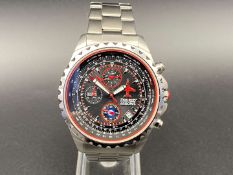 BRADFORD EXCHANGE, RED ARROWS QUARTZ CHRONOGRAPH WRISTWATCH, 1370