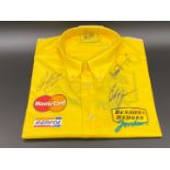 VINTAGE “JORDAN GRAND PRIX RACING” SIGNED TEAM SHIRT