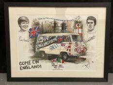 BEX, ARTBYBEX LIMITED EDITION PRINT, “FOOTBALL FANS, ITALLIAN JOB”, 13/69