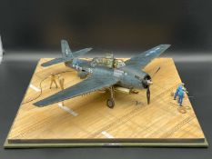GRUMMAN TBF-IC AVENGER 1:48 CASED DIORAMA