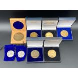 SIXTEEN VARIOUS RAC, MSA, MOTOR SPORT CLASSIC FINISHERS MEDALLIONS