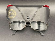 RAY-BAN, “DOWN TOWN”, RB3168, 65/16 SUNGLASSES WITH FITTED CASE