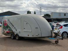 2015 WOODFORD RL5000 COVERED CAR TRAILER