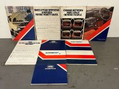 Set of Cardboard Mini Metro Dealership Advertising Boards