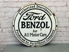 Ford Benzol For All Motor Cars Enamel Sign&nbsp;