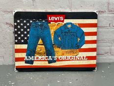 Levi's Jeans America's Original Modern Metal Sign