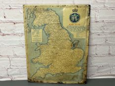 RAC Telephone Box Map on Card