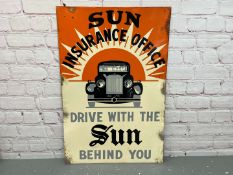 Sun Insurance Office “Drive With The Sun Behind You” Aluminium Sign