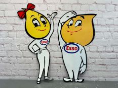 Esso Mr & Mrs Drip Metal Signs