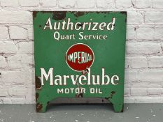 Imperial Marvelube Motor Oil Enamel Sign