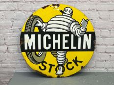 Michelin Stock Enamel Sign&nbsp;