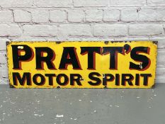 Pratts Motor Spirit Enamel Sign
