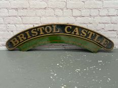 Railway (GWR) Liveried Wooden Locomotive Name Plate