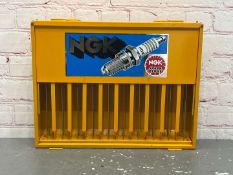 NGK Spark Plug Wall Mounted Display Rack &nbsp;