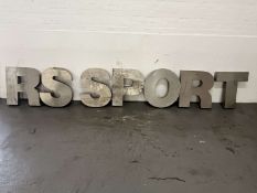 RS SPORT Steel Individual Letters