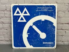 Continental Tachograph Centre Aluminium MOT Sign