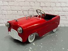 Styled Tin Plate 1950's Childs Pedal Car