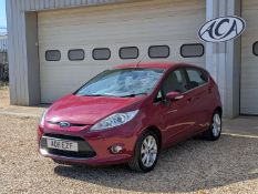 2011 FORD FIESTA ZETEC - 3K MILES AND ONE REIGISTERED OWNER FROM