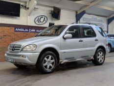 2004 MERCEDES ML270 CDI INSPIRATION AUTO