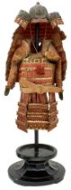 A JAPANESE MINIATURE SAMURAI ARMOUR,