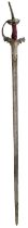 A LATE 18TH OR EARLY 19TH CENTURY SILVER DECORATED INDIAN FIRANGI OR SWORD,