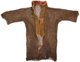 A 17TH CENTURY INDIAN SIKH MAIL SHIRT,