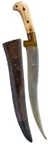 A 19TH CENTURY IND0-PERSIAN PESHKABZ OR DAGGER,