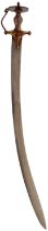 AN INTERESTING LATE 18TH CENTURY INDIAN TULWAR OR SWORD,