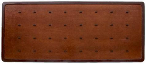 A LARGE JAPANESE TSUBA DISPLAY BOARD,