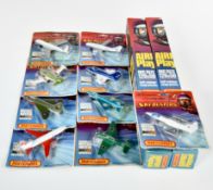 Matchbox, 9 Skybusters Modelle und zwei Spielpläne