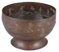 Bronze-Schale mit Darstellung der Acht Unsterblichen, China 19. Jahrhundert,