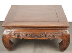 Kang-Tisch aus Hartholz 85x85, China,
