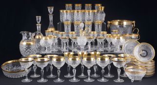 Josephinenhütte 69-teiliges Glas Konvolut,