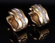 750 Gold elegante Ohrstecker,