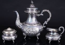 925 Silber Kaffeeservice,
