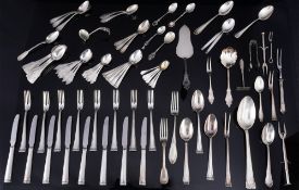 800 Silber umfangreiches Besteckkonvolut, 84-teilig,