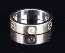 Cartier 750 Gold Love Brillant Bandring,