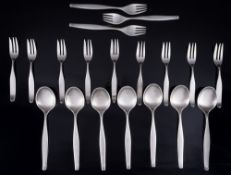 800 Silber 19-teiliges Besteck Lot - Bruckmann & Wilkens,