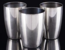 925 Silber 3 Trinkbecher - Wilhelm BINDER,