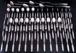 WILKENS Constanze 800 Silber Besteck, 76-teilig,