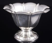 Lutz & Weiss 800 Silber große Art Deco Schale,