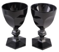 Baccarat Darkside Black Angel Imparfait 2 Weingläser - Philippe STARCK,