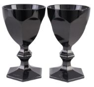 Baccarat Darkside Black Angel Imparfait 2 Weingläser - Philippe STARCK,