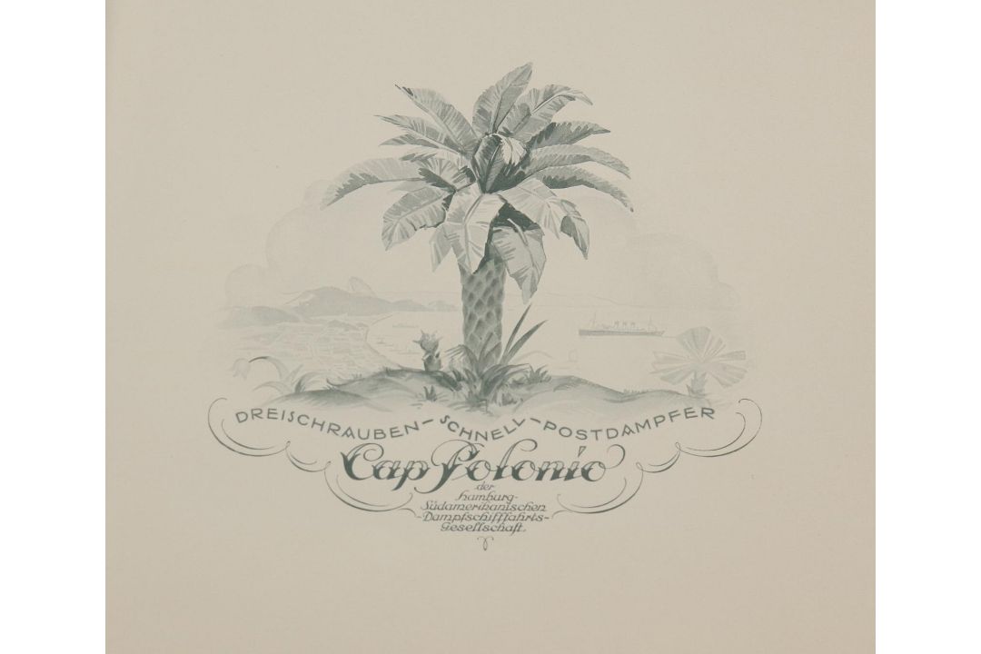 The three-screw fast steamer Cap Polonio. - Image 2 of 6